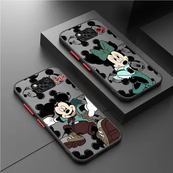 Чехол для Телефона Xiaomi Poco X3 Pro X4 Pro M5 F3 C40 M5s X3 NFC X5 Pro M3 X4 GT Противоударный Чехол Disney Mickey Mouse Cover